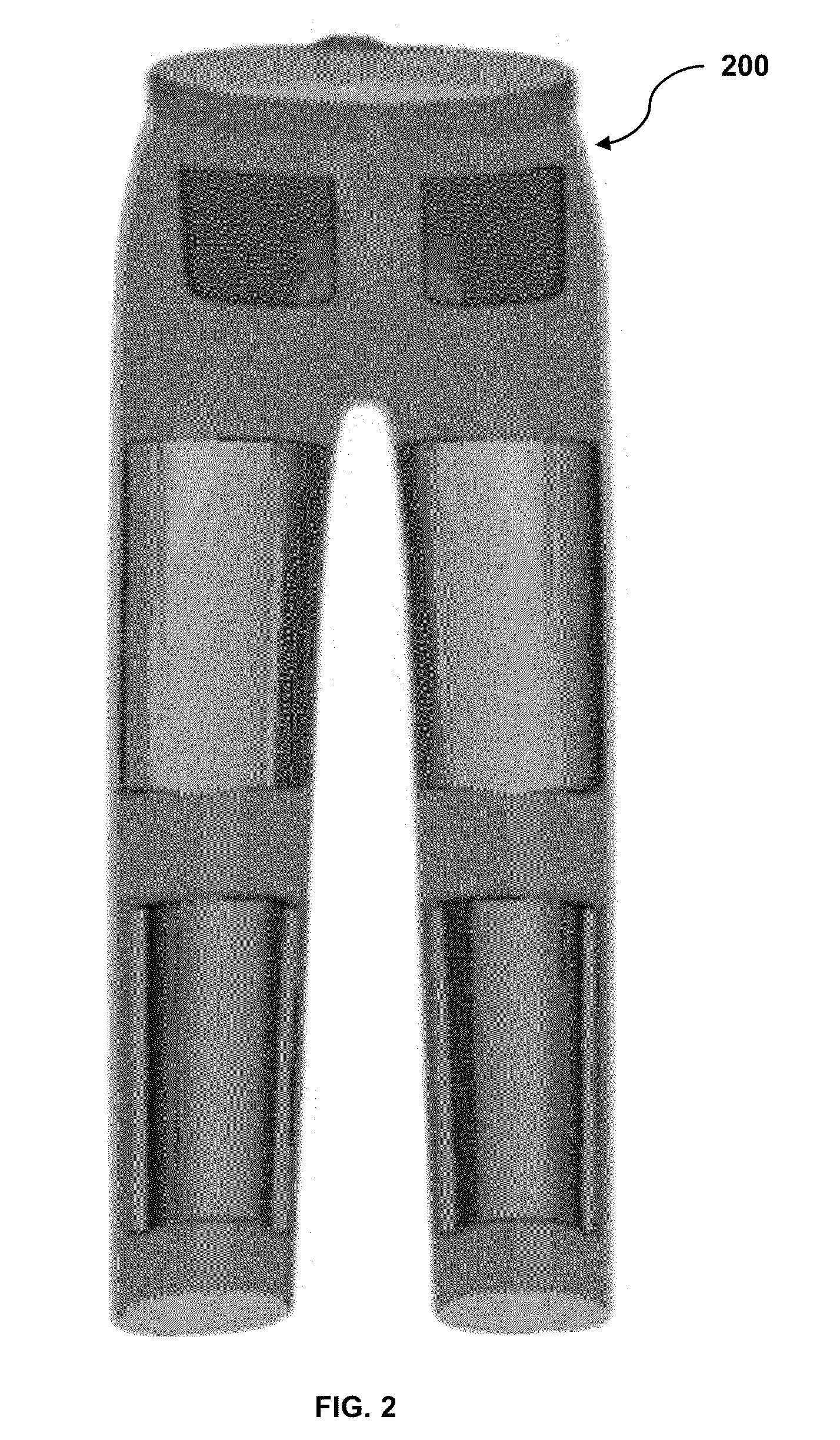 Weighted fabric articles and related materials and methods