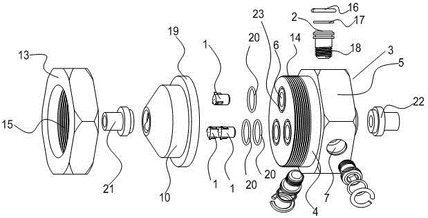 Combined throttling valve debugging tool