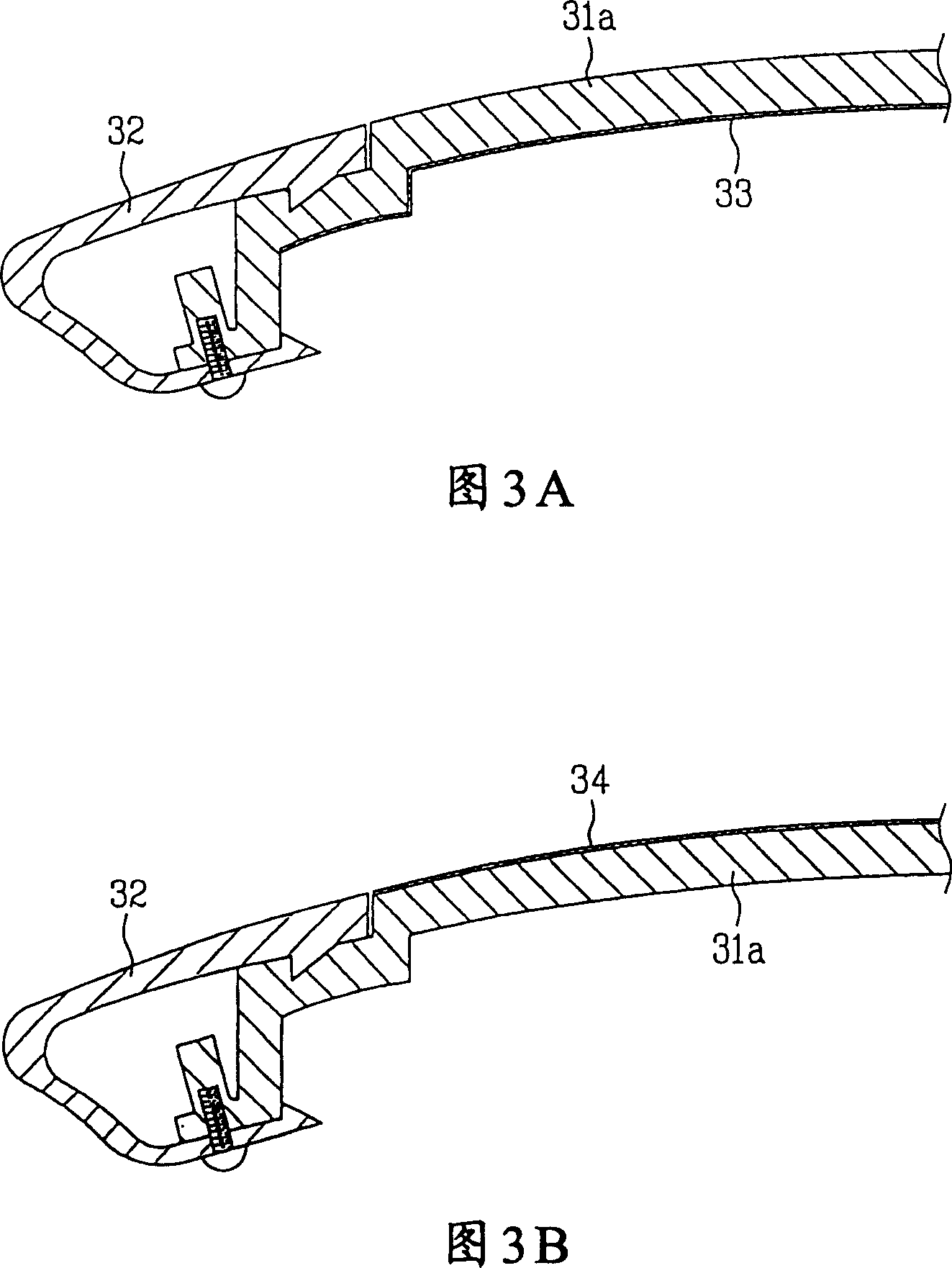 Door for washing machine and method for manufacturing the same