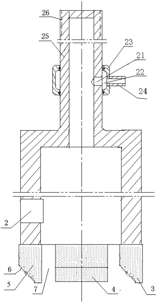 Dry core-taking device and core-taking method for soft rock