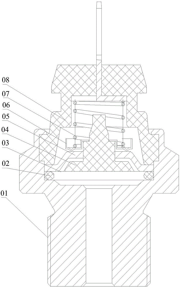 Explosive motor and oil pressure switch thereof