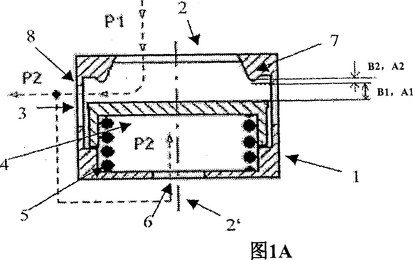 Plate non-return valve with lateral downstream and control edge