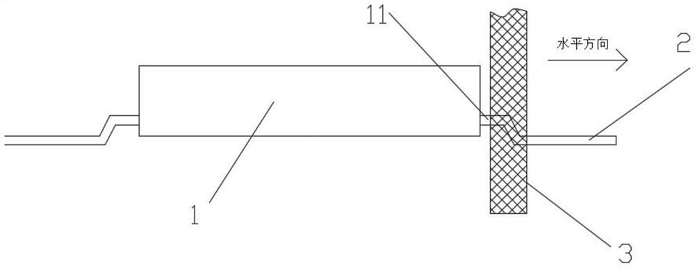 Shaping structure and method for packaging outer lead