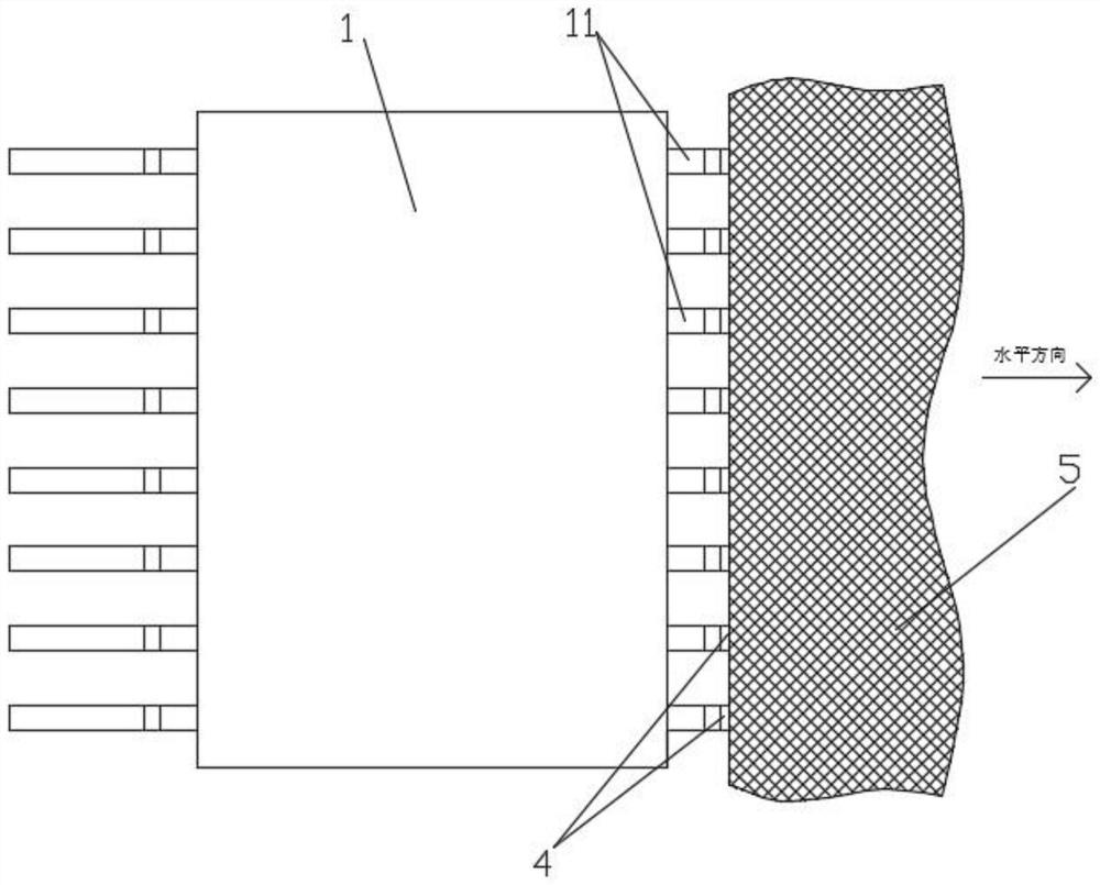 Shaping structure and method for packaging outer lead