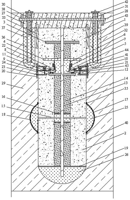 A prefabricated bearing pier structure and its construction method