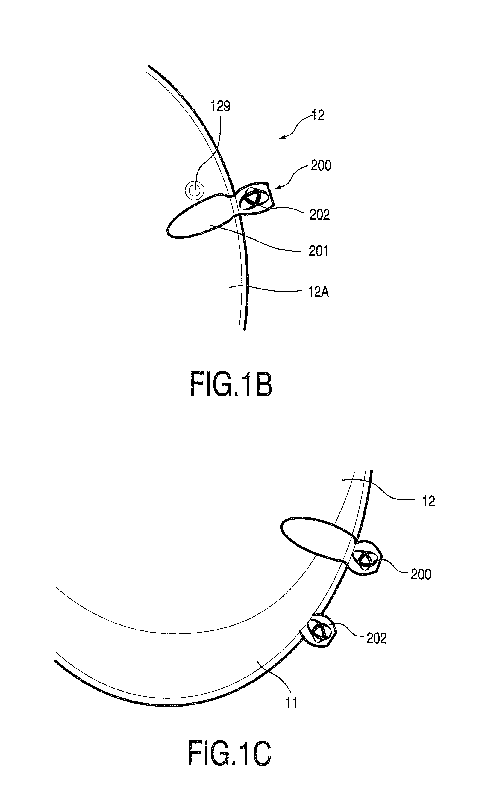 Hygienic handle made from a sticker blank