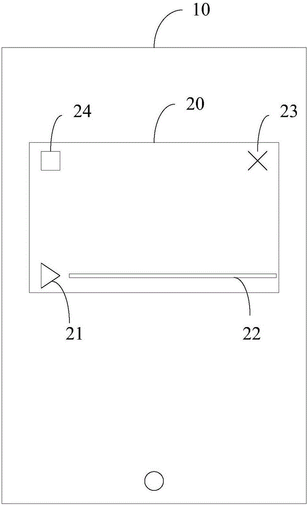 Mobile terminal and method of playing video on the basis of a floating window