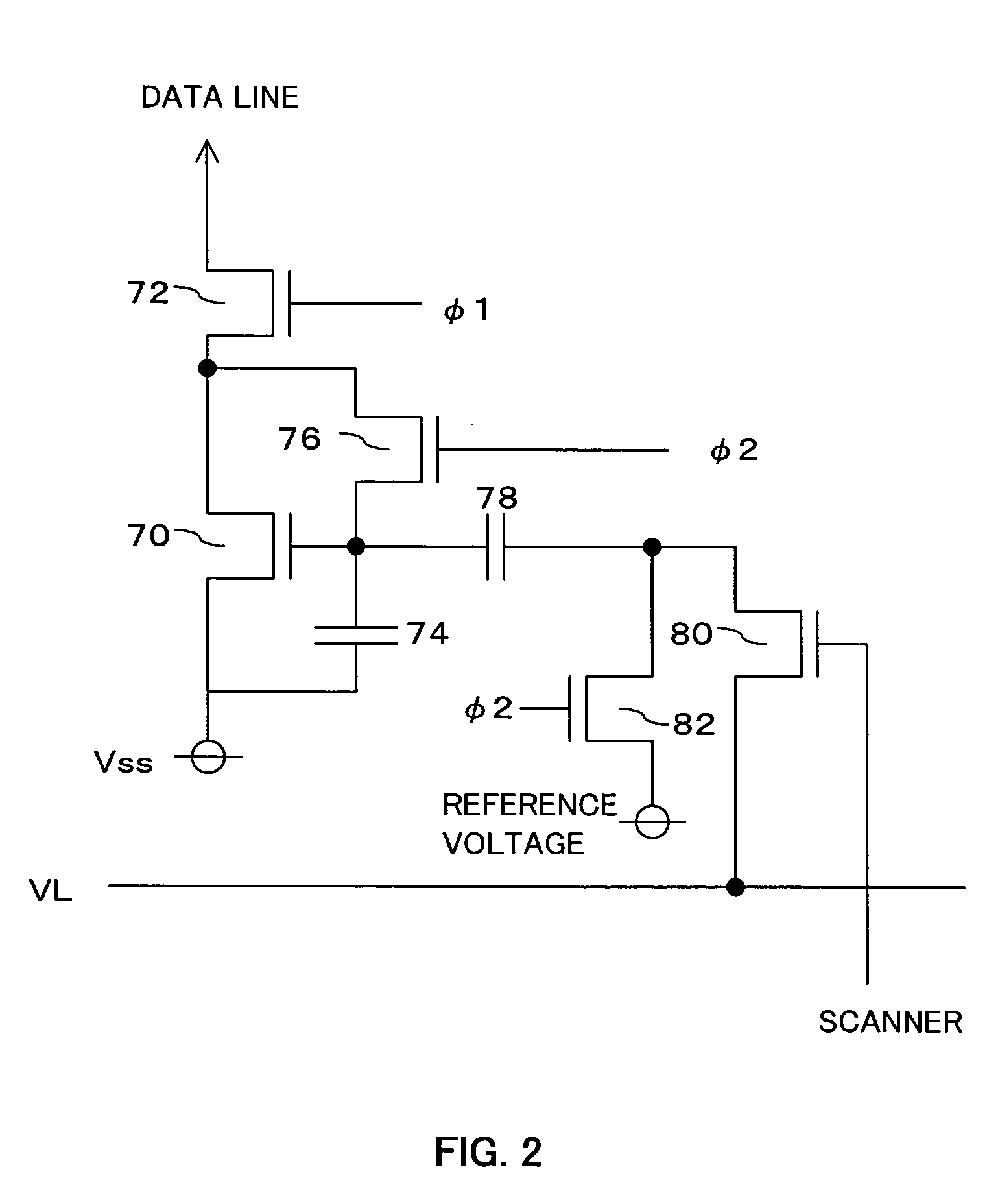 Display device using current driving pixels