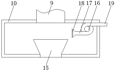 Feeding machine device for sucking furfural residues into boiler under negative pressure