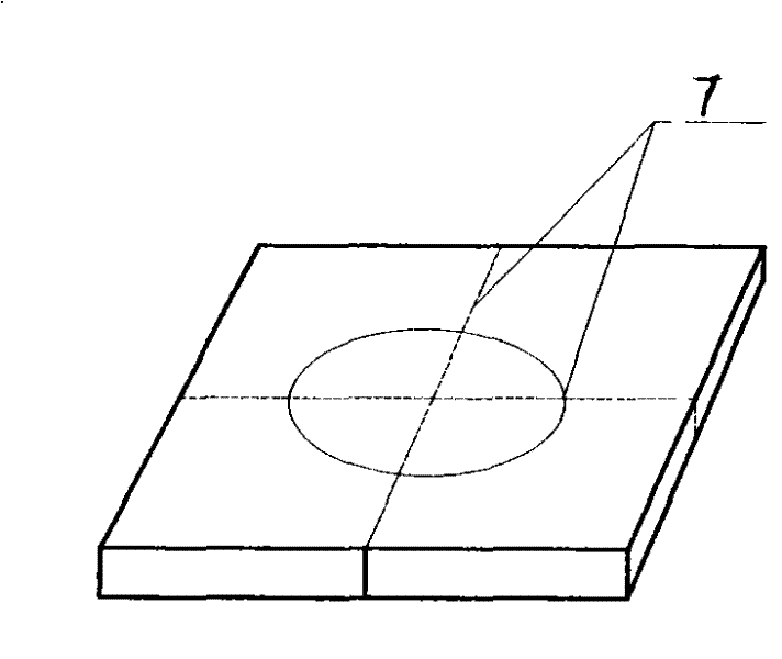 Core-through type pillar base slate, drum step stone, reinforced concrete upright column structure and construction method thereof