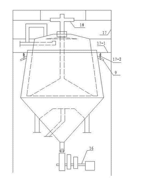 Method and equipment for processing mineral by jointly using gravity, centrifugal force and vibration force