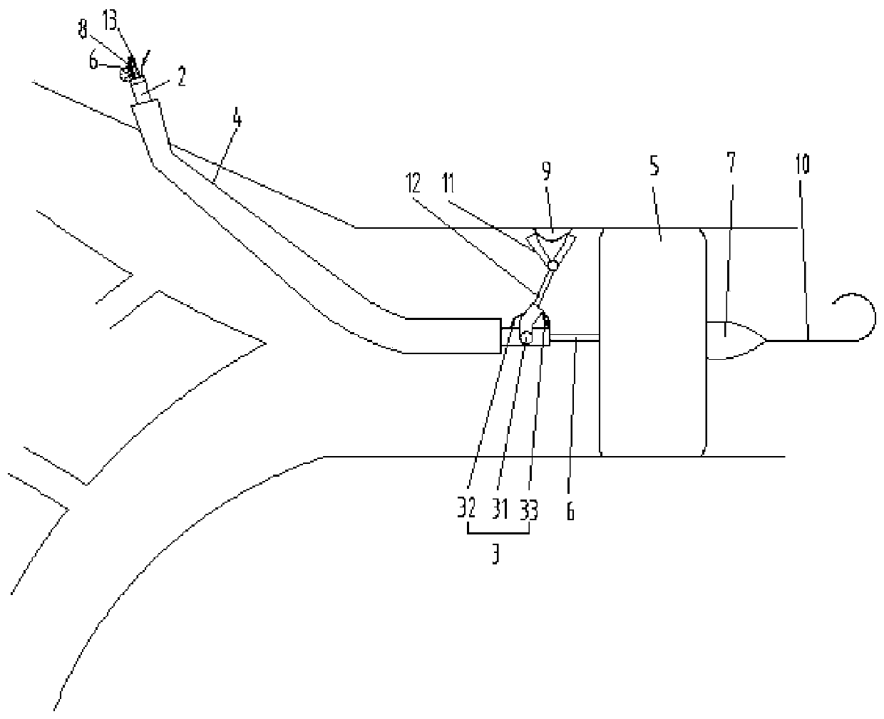 Endovascular biopsy device and biopsy system