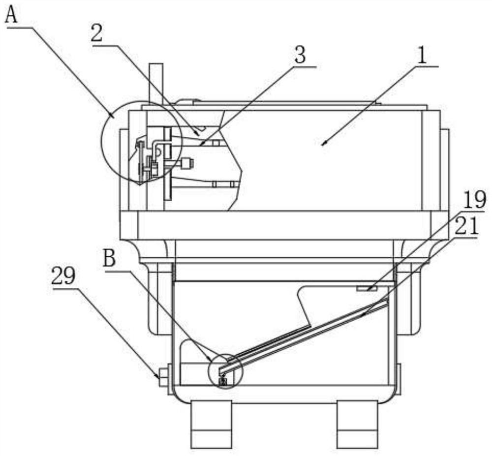 Recovery device for extracting metal from acid-making high-iron cinder and use method thereof