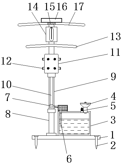 Insect trap lamp for tea tree treatment