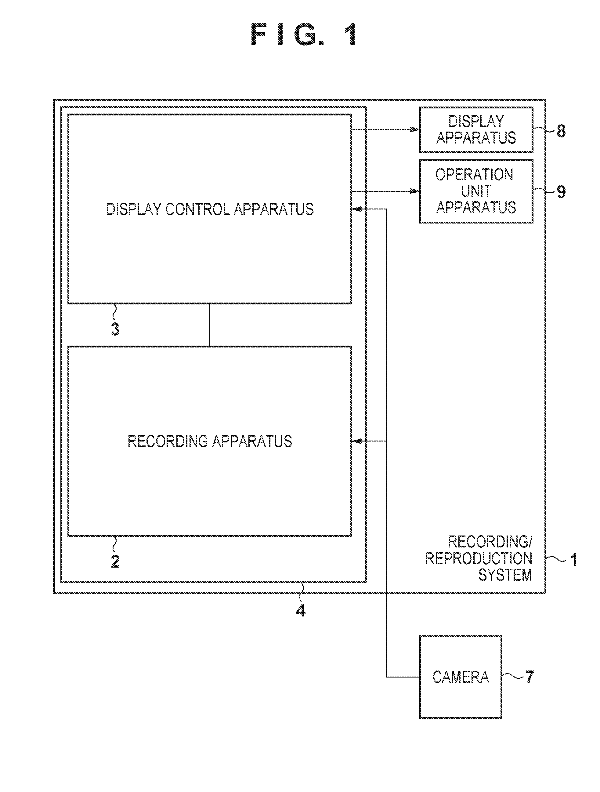 Display control apparatus, reproduction system, and recording medium in which display control is performed based on a detected event