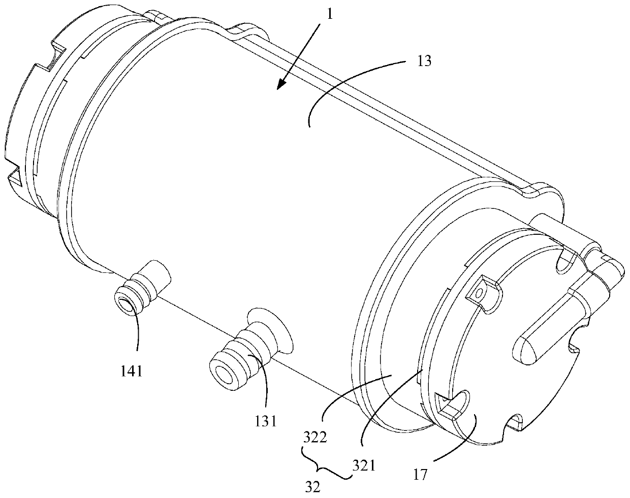 Large flow and low noise micro air pump