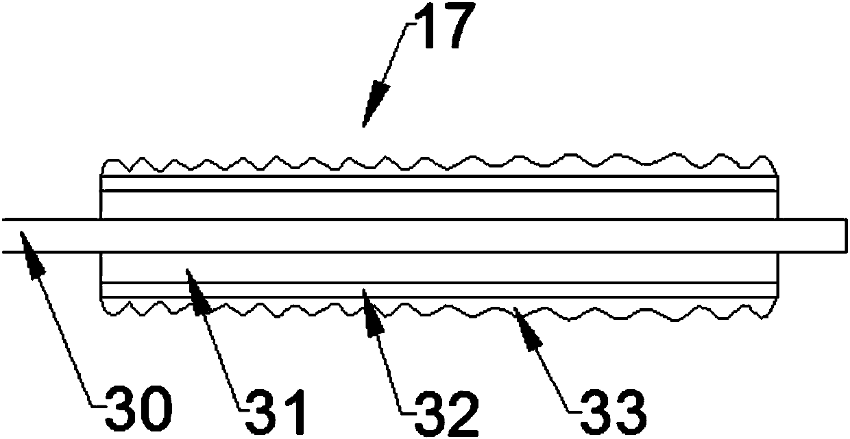 Livestock feed crushing, dedusting and screening integrated device