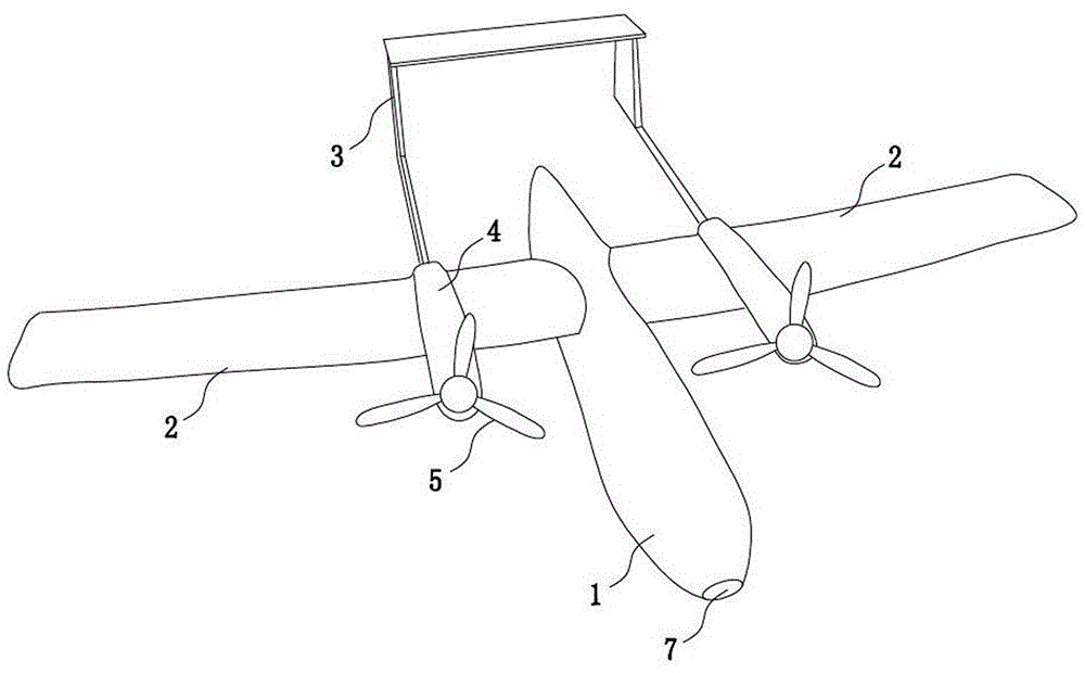 Fixed-wing unmanned aerial vehicle used for insecticide spraying and method for insecticide spraying