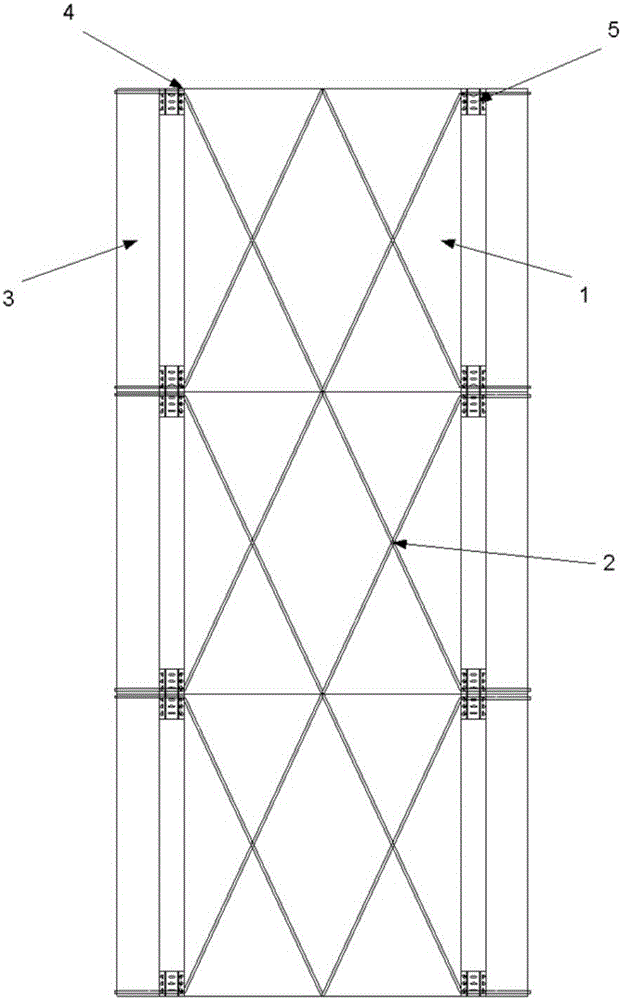 Energy-dissipation and seismic-mitigation oblique prestress shear wall structural system suitable for prefabrication and assembly construction