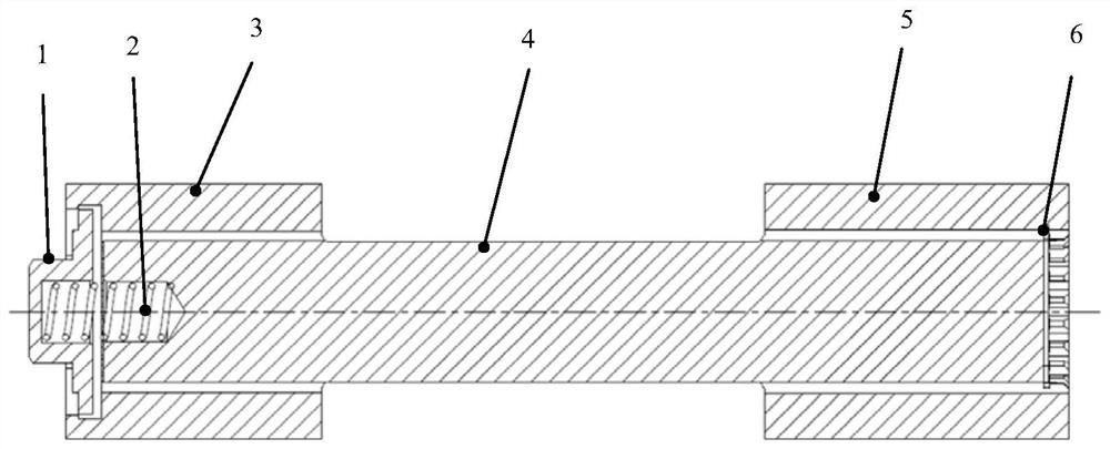 Axial positioning device of spline transmission shaft