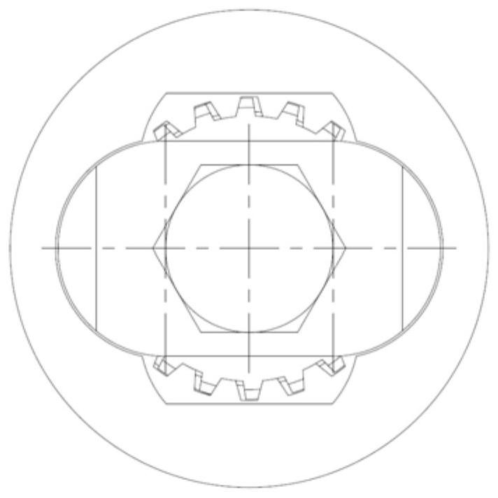 Axial positioning device of spline transmission shaft