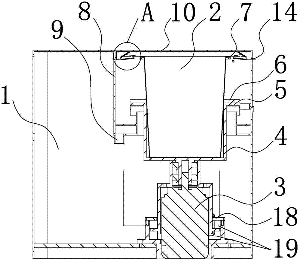 Filtering-free oil removing machine and method for removing oil through filtering-free oil removing machine