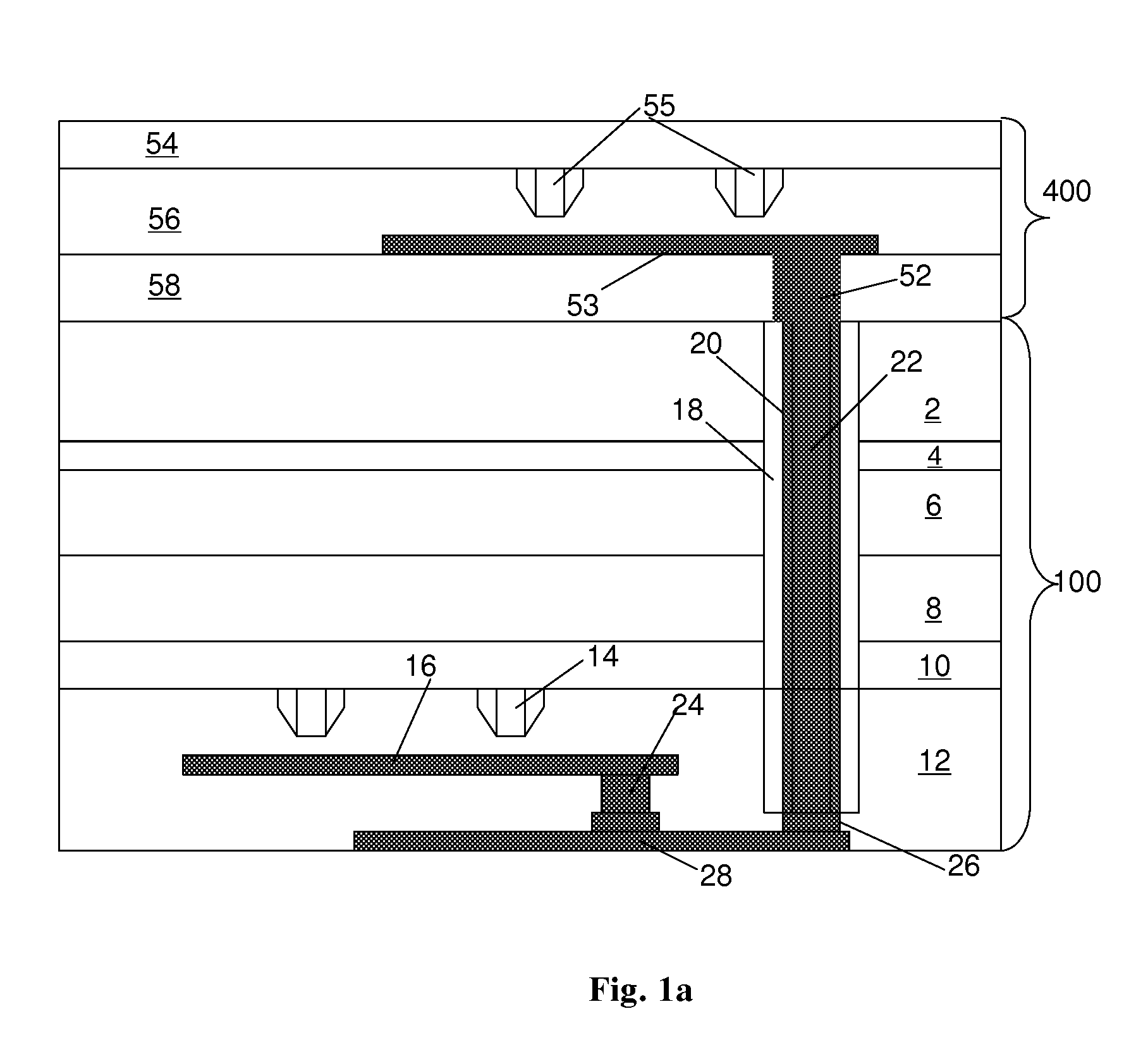 3D integrated circuit structure, semiconductor device and method of manufacturing same
