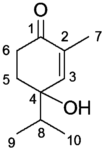 A kind of monoterpene compound and its preparation method and application