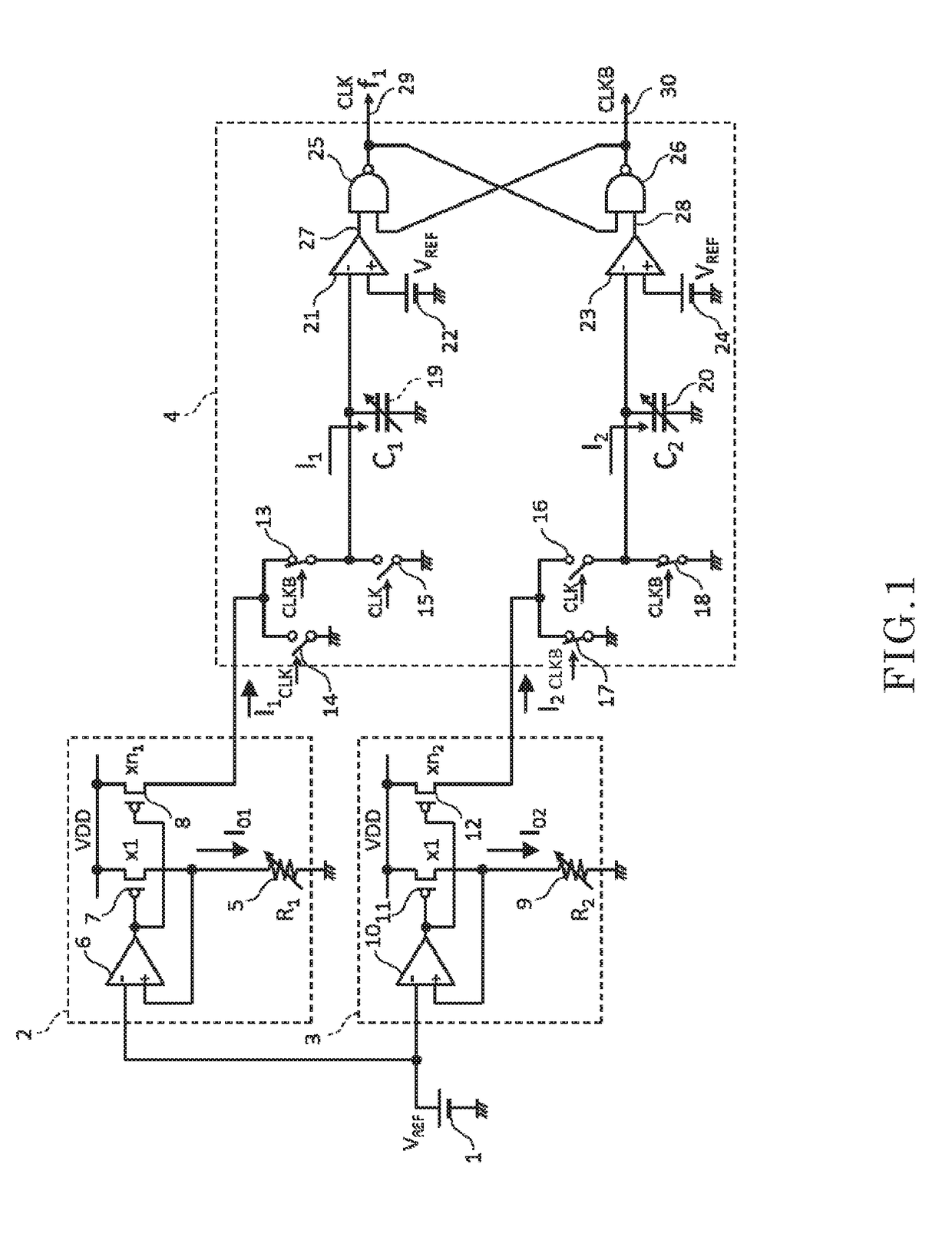 Relaxation oscillator and wireless device including relaxation oscillator