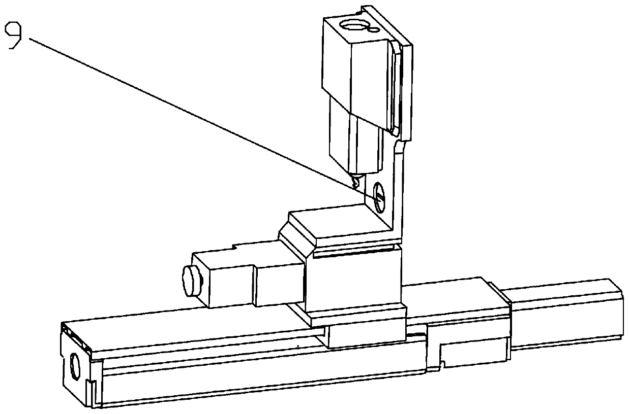 Device and method for rapidly measuring deflection of long and large component