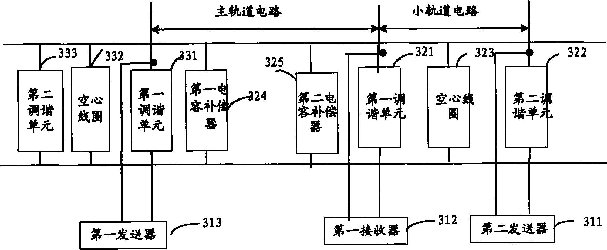 Non-insulation track circuit