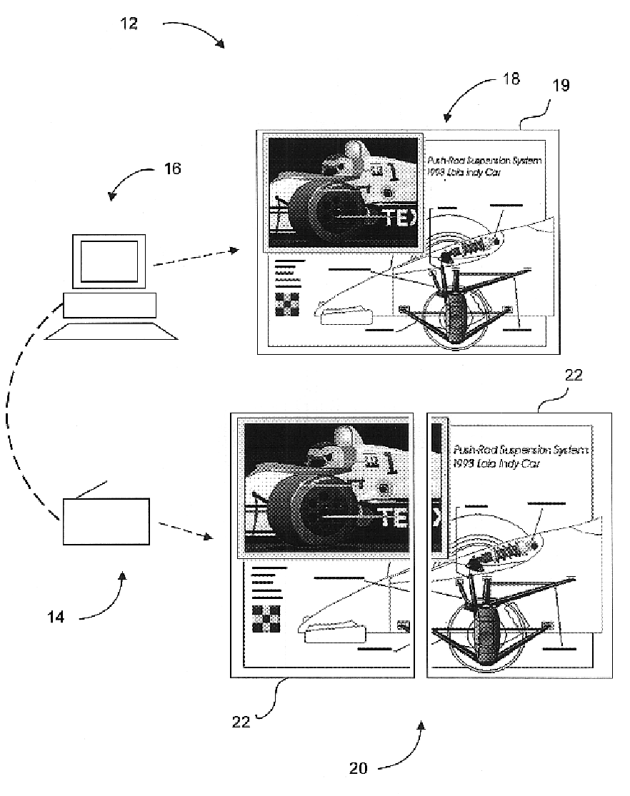 Virtual media size printing system