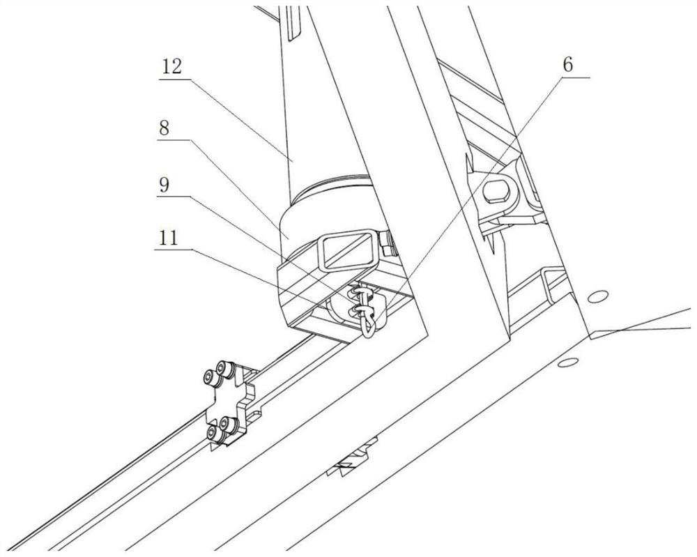 Rope drive device for pod deformation