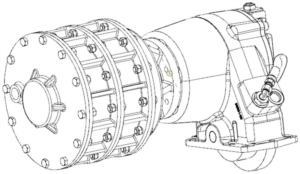 Combined hydraulic retarder