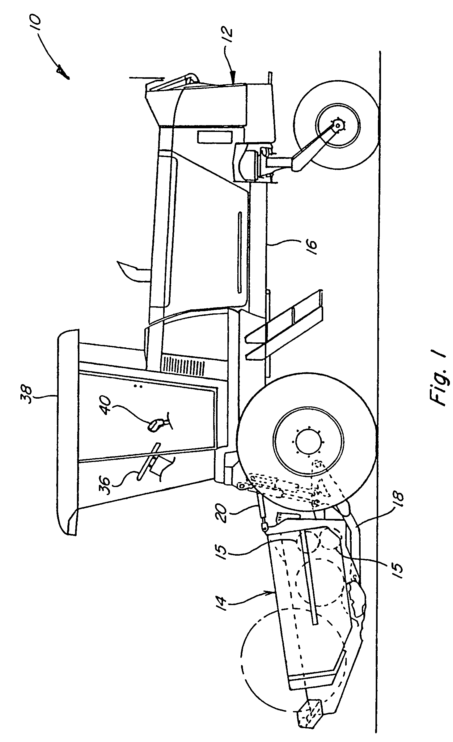 Apparatus and method to vary the sensitivity slope of the FNR control lever of an agricultural windrower