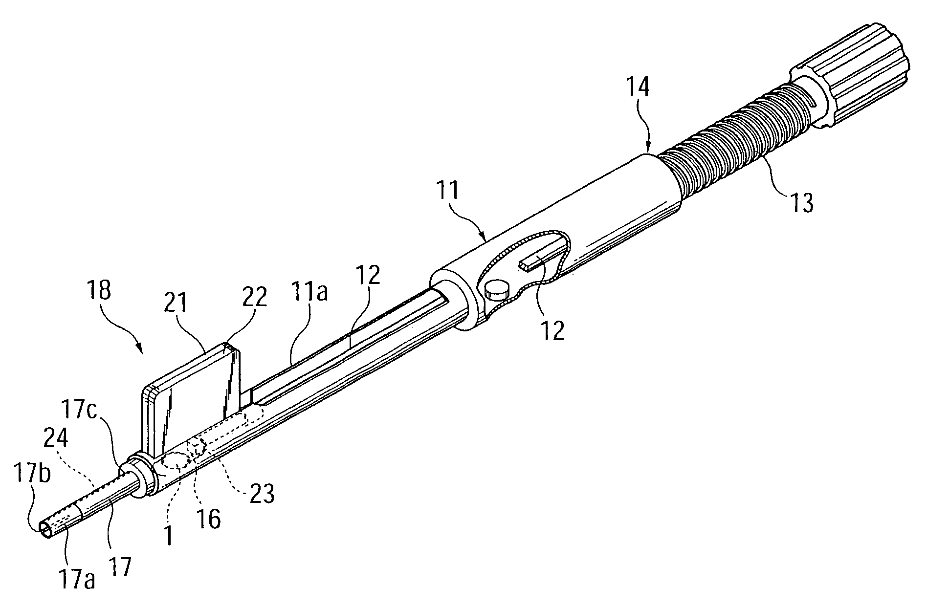Insertion device for an intraocular lens
