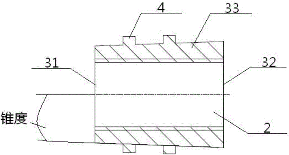 Automobile plastic lateral baffle