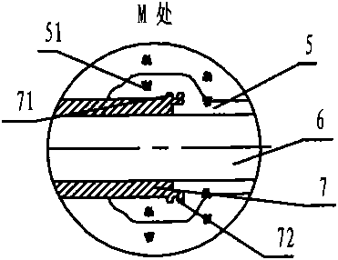 Composite insulator by injection molding once