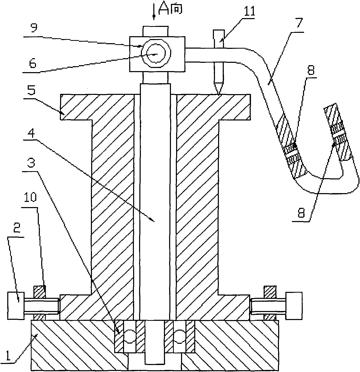 Novel pay-off frame of numerical-control winding machine