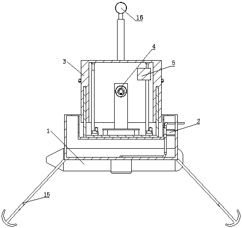 Water charging device for electric ship