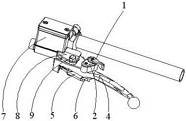 Ratchet wheel type parking mechanism applicable to hand brake apparatus