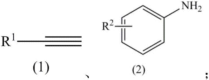 Method for catalyzing intermolecular hydroamination reaction of alkyne and amine