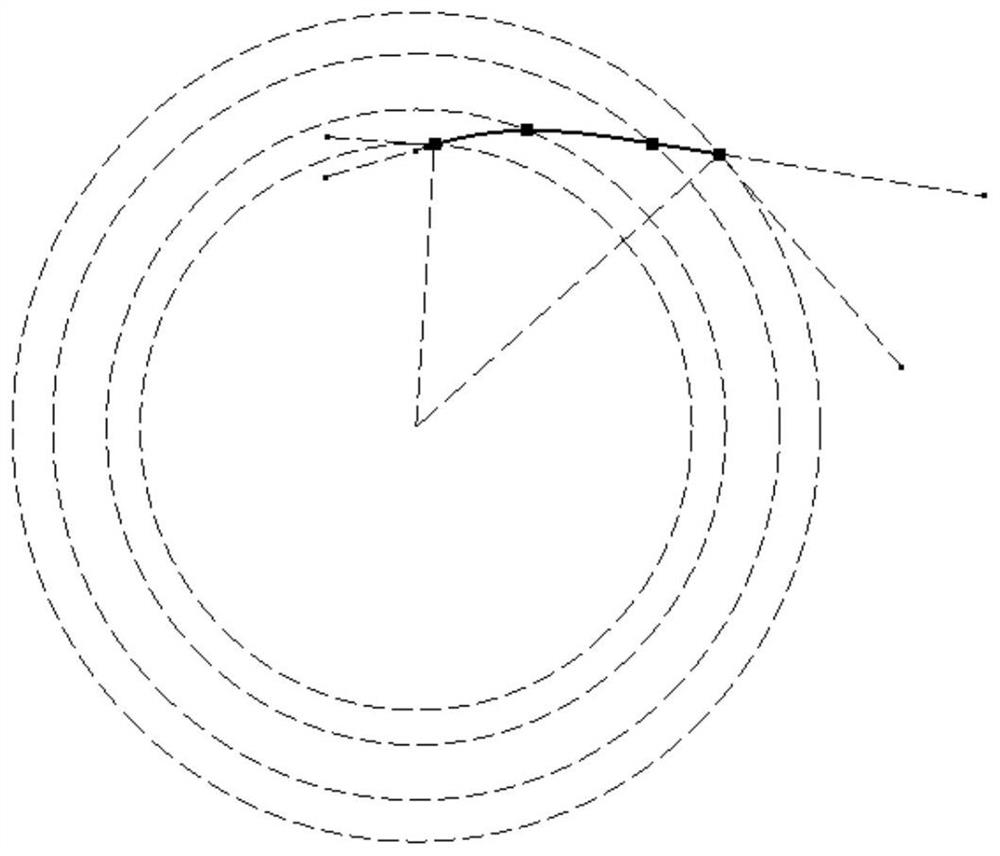 Backward centrifugal fan and design method thereof