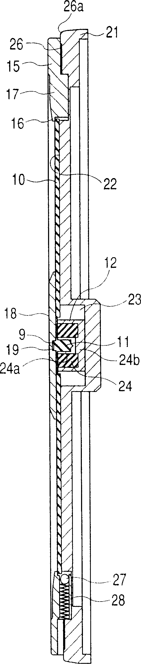 Method for delivery of substrate to film forming device for disk-like substrate, substrate delivery mechanism and substrate holder used for the method, and method of manufacturing disk-like recording