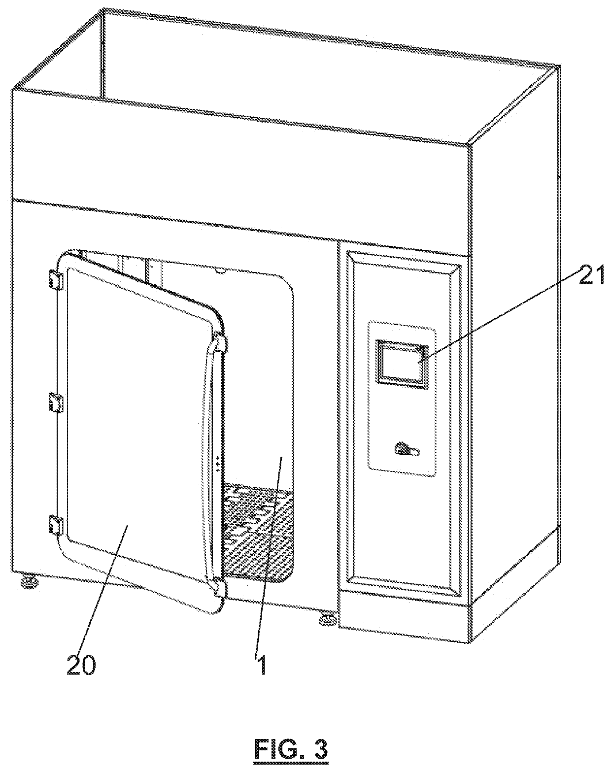 Washing appliance adapted for application in pharmaceutical production and/or preclinical pharmaceutical research centres, for washing parts and components for pharmaceutical production, and method of use of the appliance