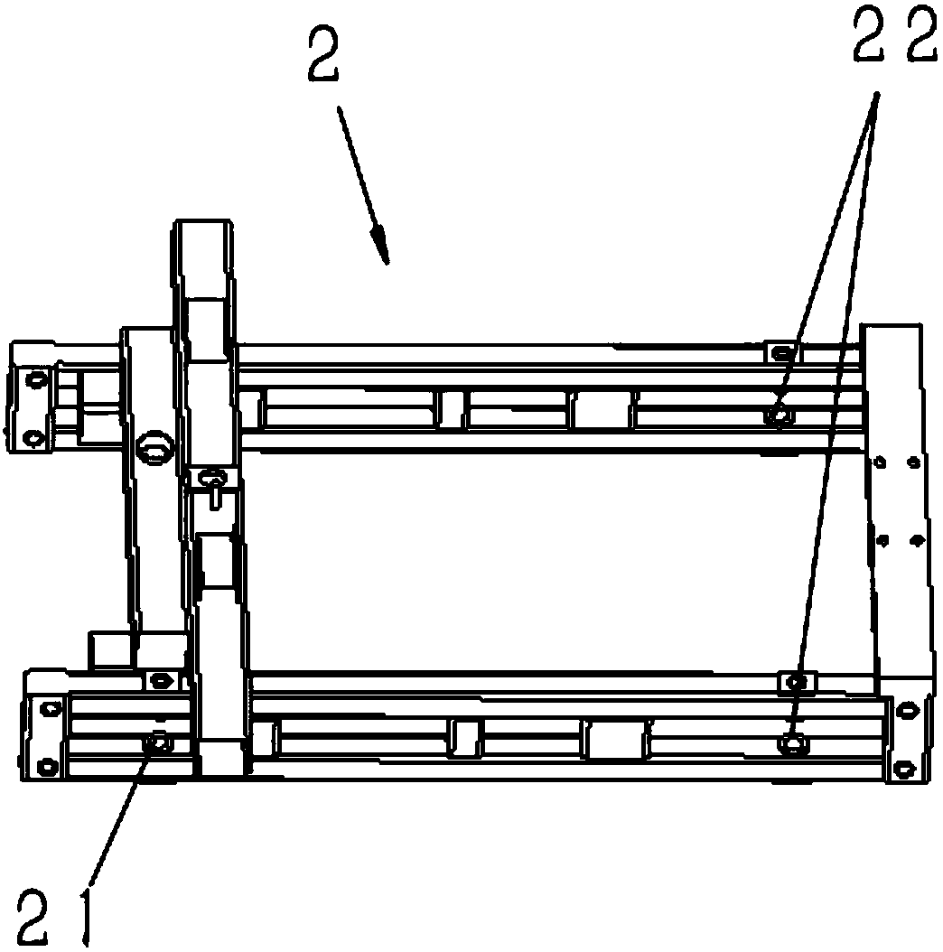 Welding tooling for the extended platform of the standard section of the lift