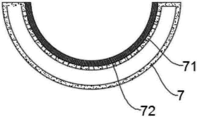 Transmission shaft cleaning device with adjustable operating range