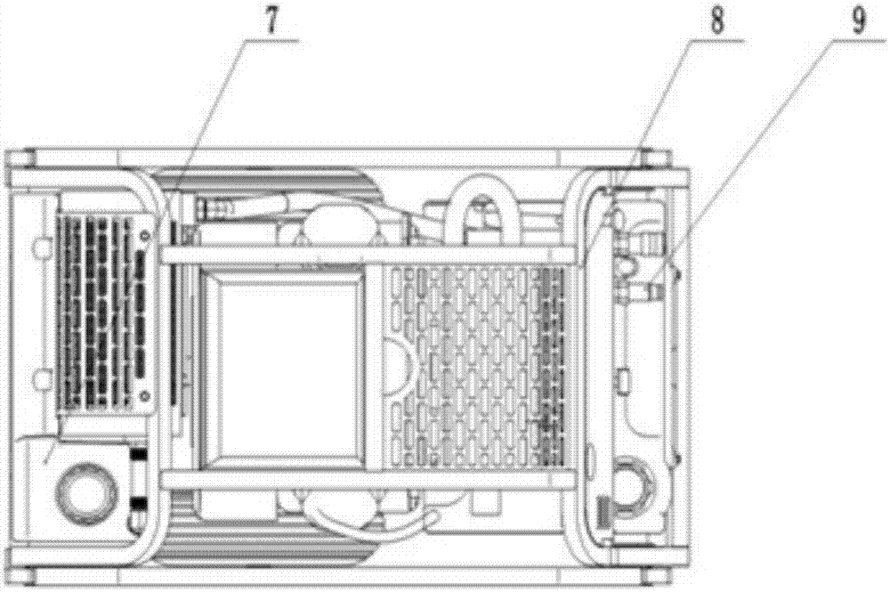 Movable hydraulic power station