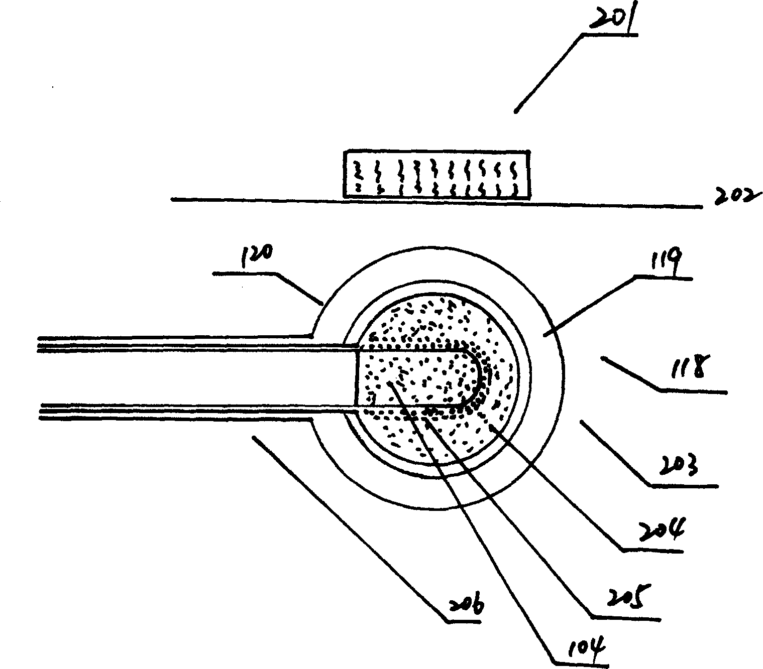 Liquid radiation source therapy apparatus