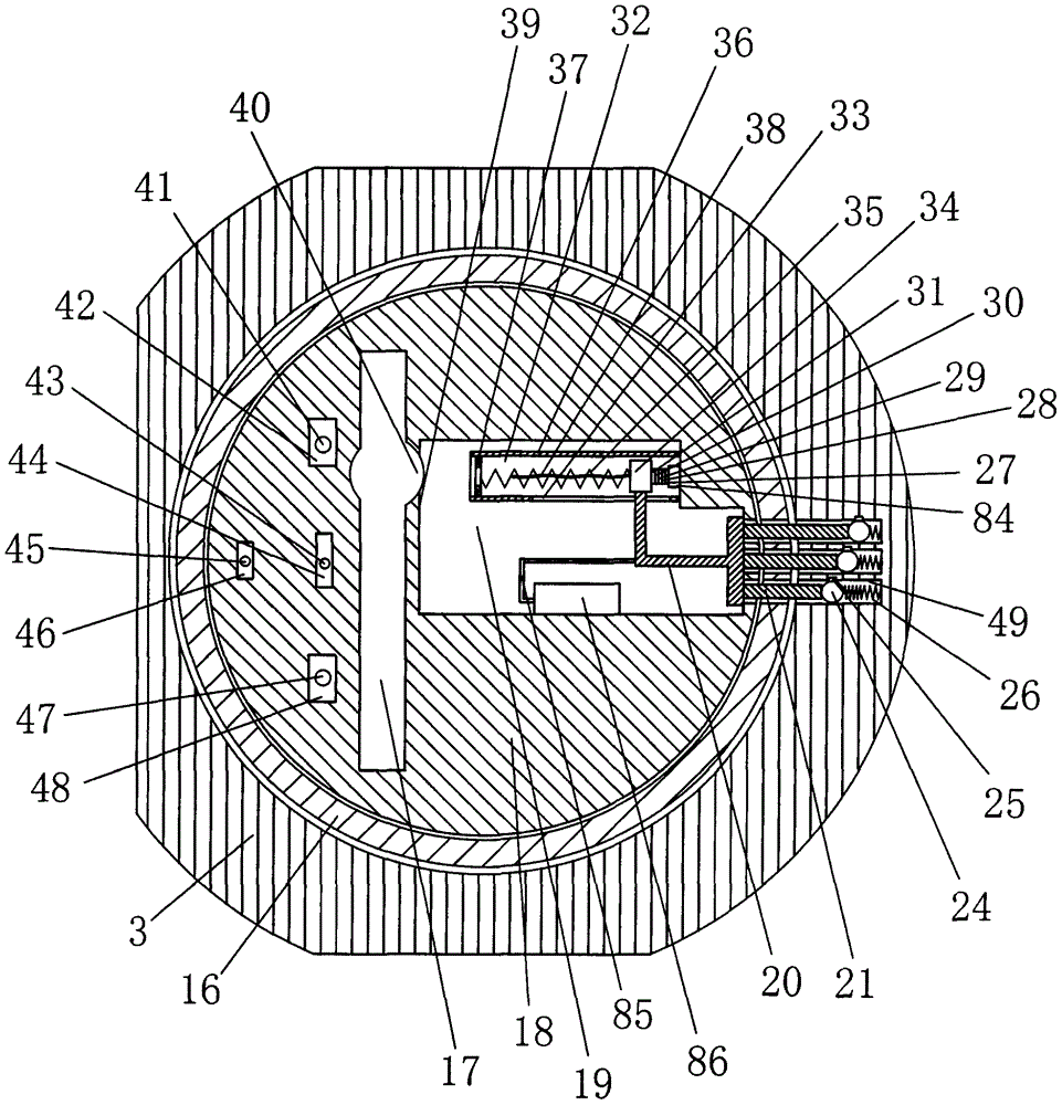 Ice ball lock system with intelligent alarm function